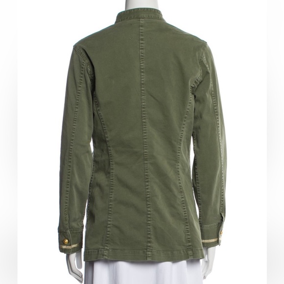 L'Agence Elizabeth Army Green Military Utility Jacket NWOT - Picture 4 of 6